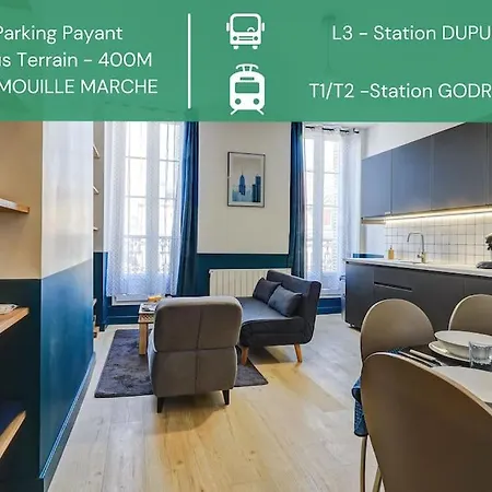 Apartment L'escapade - Classe 3 Etoiles - Hypercentre - Spacieux - Rent Immo Dijon