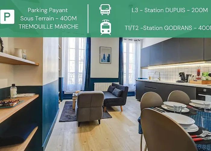 Apartment L'escapade - Classe 3 Etoiles - Hypercentre - Spacieux - Rent Immo Dijon